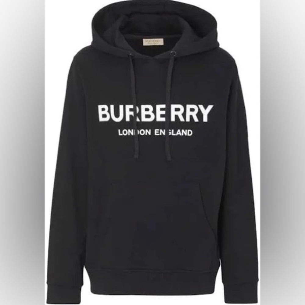 Burberry Black Logo Lexstone Hoodie